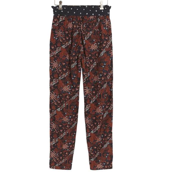 New Anthropologie Scotch & Soda Hanley Trousers $125 SMALL Floral Elastic Waist - Picture 7 of 7